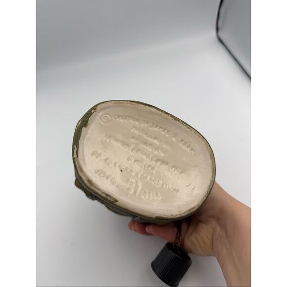 Jim Beam Army US Military Green Canteen Decanter Bottle EMPTY Vintage 60's-70's - Picture 4 of 6